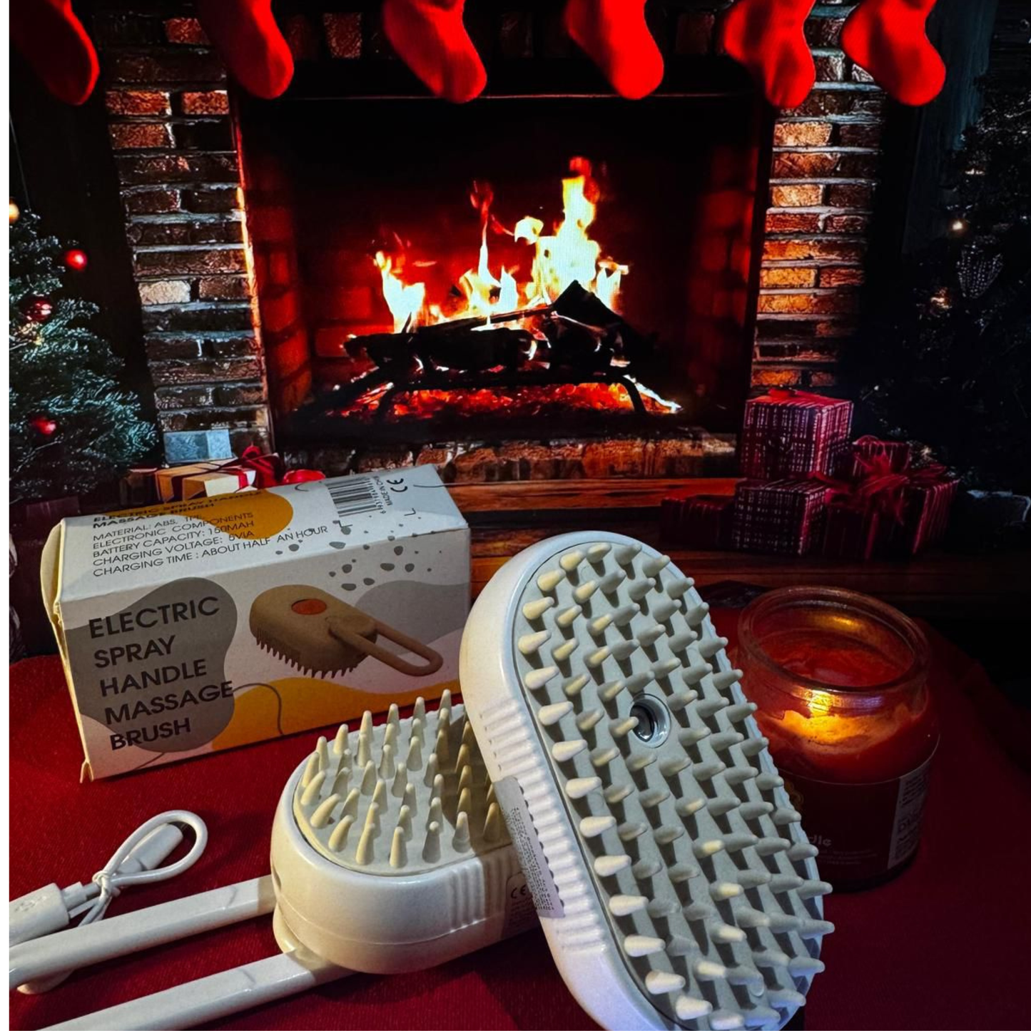 Rovento™ Escova a Vapor 4-em-1 para Pets