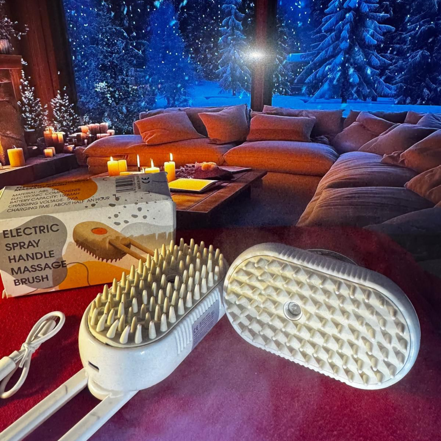 Rovento™ Escova a Vapor 4-em-1 para Pets